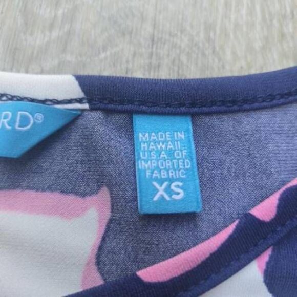 Tori Richard Honolulu Hawaiian made in the USA tunic sleeveless shirt stretch xs - Picture 3 of 10